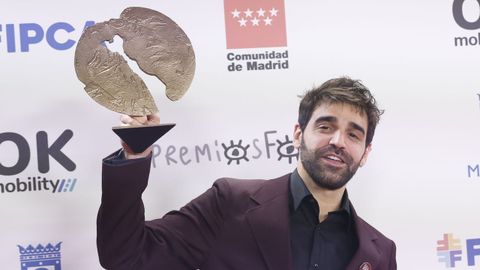 El actor David Verdaguer en los premios Forqu�.