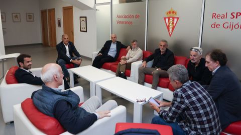 Reuni�n de la directiva con la Asociaci�n de Veteranos