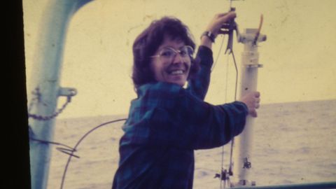 A�da, en una de sus primeras campa�as en buques oceanogr�ficos