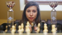 In�s Prado, campeona gallega de ajedrez