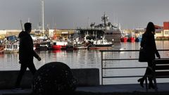 Pesqueros de artes menores en el puerto de Burela, en una imagen de archivo