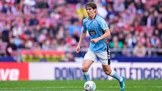 El jugador del Celta Fer L�pez, durante el partido de este s�bado ante el Atl�tico.