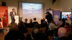 El consejero de Turismo del Principado, Francisco Blanco, presenta las dos etapas de la Vuelta Ciclista a Espa�a que cruzar�n Asturias.El consejero de Turismo del Principado, Francisco Blanco, presenta las dos etapas de la Vuelta Ciclista a Espa�a que cruzar�n Asturias