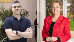 Los investigadores gallegos del CNIO Rafael Fern&aacute;ndez Leiro y Marisol Soengas, responsables del proyecto