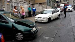 Accidente en la ronda de Outeiro