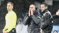 Claudio Gir�ldez, durante el Celta-Osasuna de este viernes.