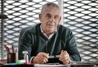 El fiscal Juli�n Pardinas, en su despacho del edificio judicial de Ourense. 