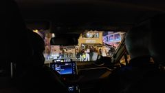 Patrulla nocturna de la Polic�a Local de Lugo por el recinto ferial del San Froil�n