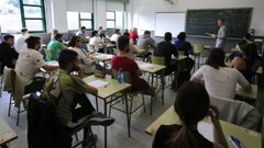 Imagen de archivo de un examen de oposici�n a profesor de secundaria en Lugo