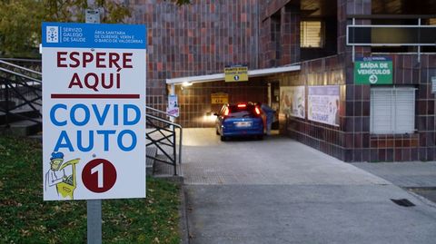 Los covidauto estn en los hospitales de Ourense, Vern y Valdeorras