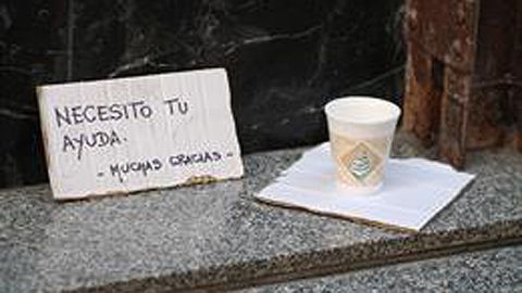 Cartel de limosna