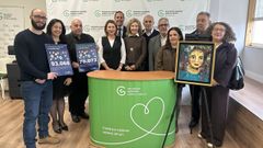 Lola Doporto entreg el original al equipo directivo de la asociacin