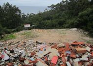 Estado actual del vertedero de residios de la construcci�n en A Guarda, que ser� rehabilitado.