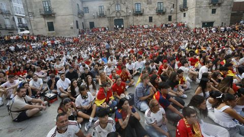 Pantalla gigante en Lugo.
