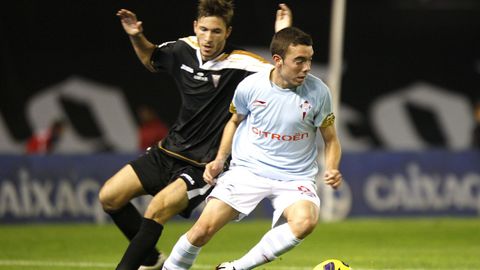 Iago Aspas, en un partido frente al Albacete.