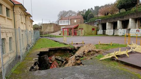 El grupo Sempre Corcubin critica que el peligro no est debidamente sealizado