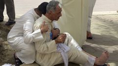 Los estragos del atentado en la mezquita de Kuwait