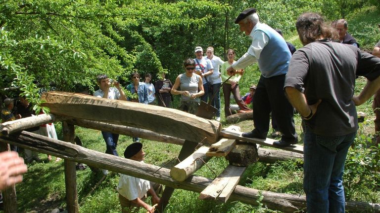 Unha edici�n anterior da Festa da Serra do Courel