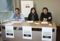 Gaspar Somoza, Bernarda Rubianes y Carlos Blanco ofrecieron ayer un aperitivo del programa. 