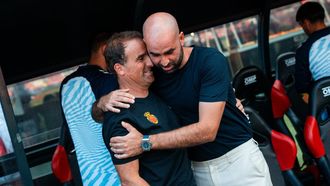 Jagoba Arrasate y Claudio Gir�ldez, entrenadores de Mallorca y Celta.