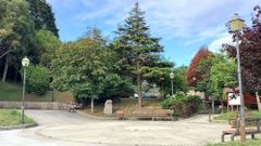 El parque infantil del jard�n Garc�a Al�n de Bu�o, en Malpica