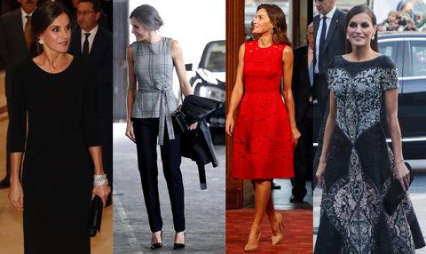 Los vestidos de Letizia durante la semana de los Premios Princesa 2018