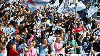 Aficionados del Celta, en un partido del primer equipo en Bala�dos.