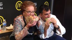 Maruja Su�rez junto a Ram�n Freixa.Maruja Su�rez junto a Ram�n Freixa