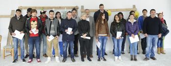 La clausura del obradoiro de emprego Casa da m�sica estuvo presidida por la directora xeral de Emprego, Covadonga Toca. 