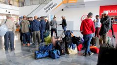 La estaci�n mar�tima de Melilla poco antes del cierre de fronteras