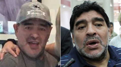 Una foto reciente muestra a un Maradona irreconocible.