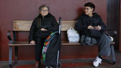 Confusi�n entre los pasajeros de la estaci�n de buses de A Coru�a por la huelga