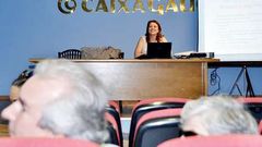 Presentaci�n ayer en Viveiro de la Uned Senior para mayores de 55 a�os. 