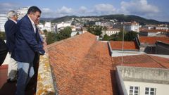 El conselleiro de Educaci�n, el 31 de agosto del 2022, en el IES Valle Incl�n de Pontevedra