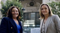 La delegada de la Xunta en Vigo, Ana Ortiz, y la vicepresidenta de la Diputaci�n, Luisa S�nchez.
