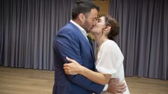 Lorena y Carlos�eligieron la Festa da Pataca para sellar su amor
