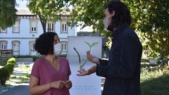 La diputada M�nica Freire y el cineasta �lixer Laxe presentaron el programa  O que non arde 