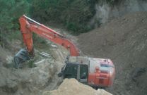 Los movimientos de tierras se hicieron en el 2013. 