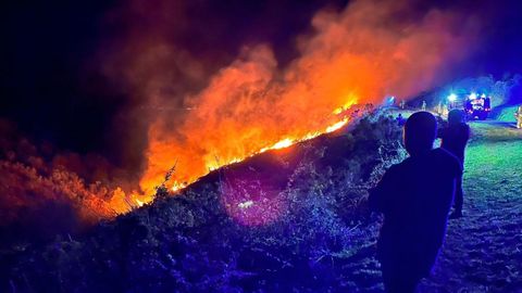 Incendio en Mondo�edo