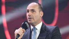 Eduardo Bolsonaro en una imagen de archivo del pasado mes de febrero.