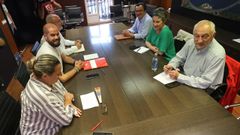 La primera reunin entre los negociadores del BNG y del PSOE en Pontevedra se celebr el pasado jueves, da 8
