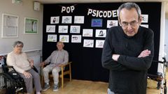 Francisco Martn expone sus obras en la residencia de Ribeira