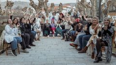 Participantes en el evento del a�o pasado, en Pontedeume