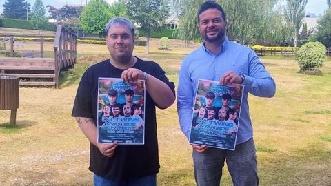 Rey y Rodr�guez, en la presentaci�n del festival