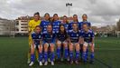 Real Oviedo Femenino Racing Santander.Las futbolsitas azules, antes del encuentro ante el Racing