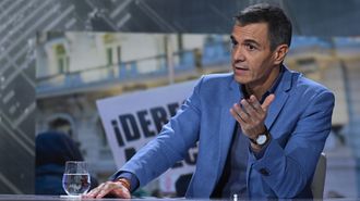 Pedro S�nchez, durante su entrevista en el programa ?El Intermedio?.