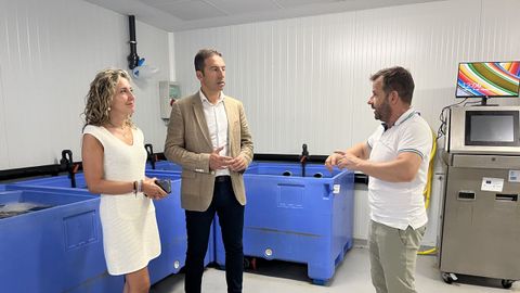 Martina Aneiros, Alfonso Villares y Gustavo Chacartegui