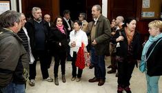 El colectivo en defensa de la sanidad p�blica se reuni� ayer en la edificio sindical ourensano.