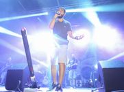 De izquierda a derecha, Samar�as, Rayden y Darwin, las tres formaciones que protagonizaron el viernes la noche de �M�sica para X�venes� en el Rego da Balsa. 