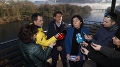 Elena Candia, candidata del PP a la alcald�a de Lugo, presenta su dec�logo de cara a las elecciones con visitas a explotaciones, empresas y barrios